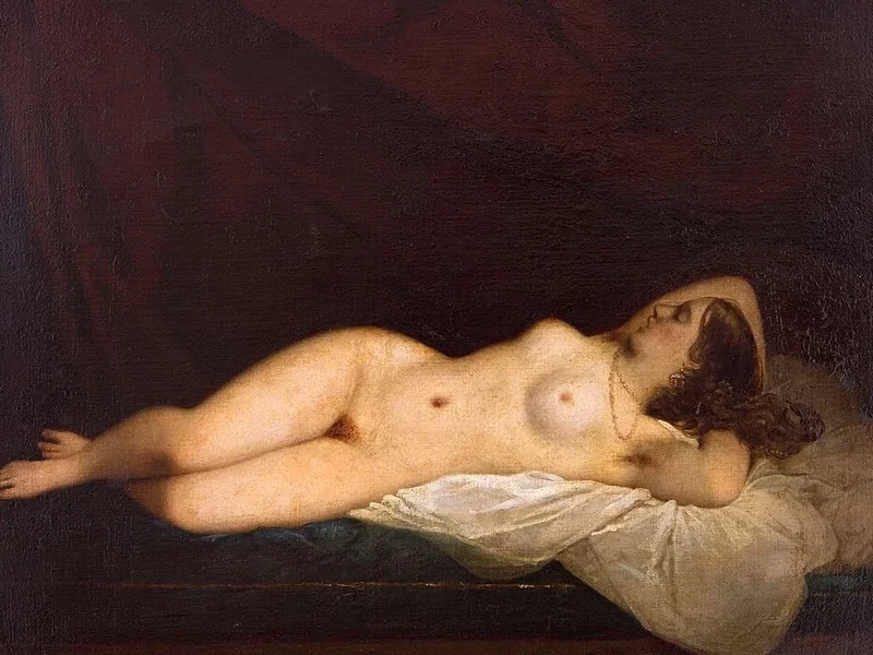 1794-Raymond Monvoisin - Odalisca